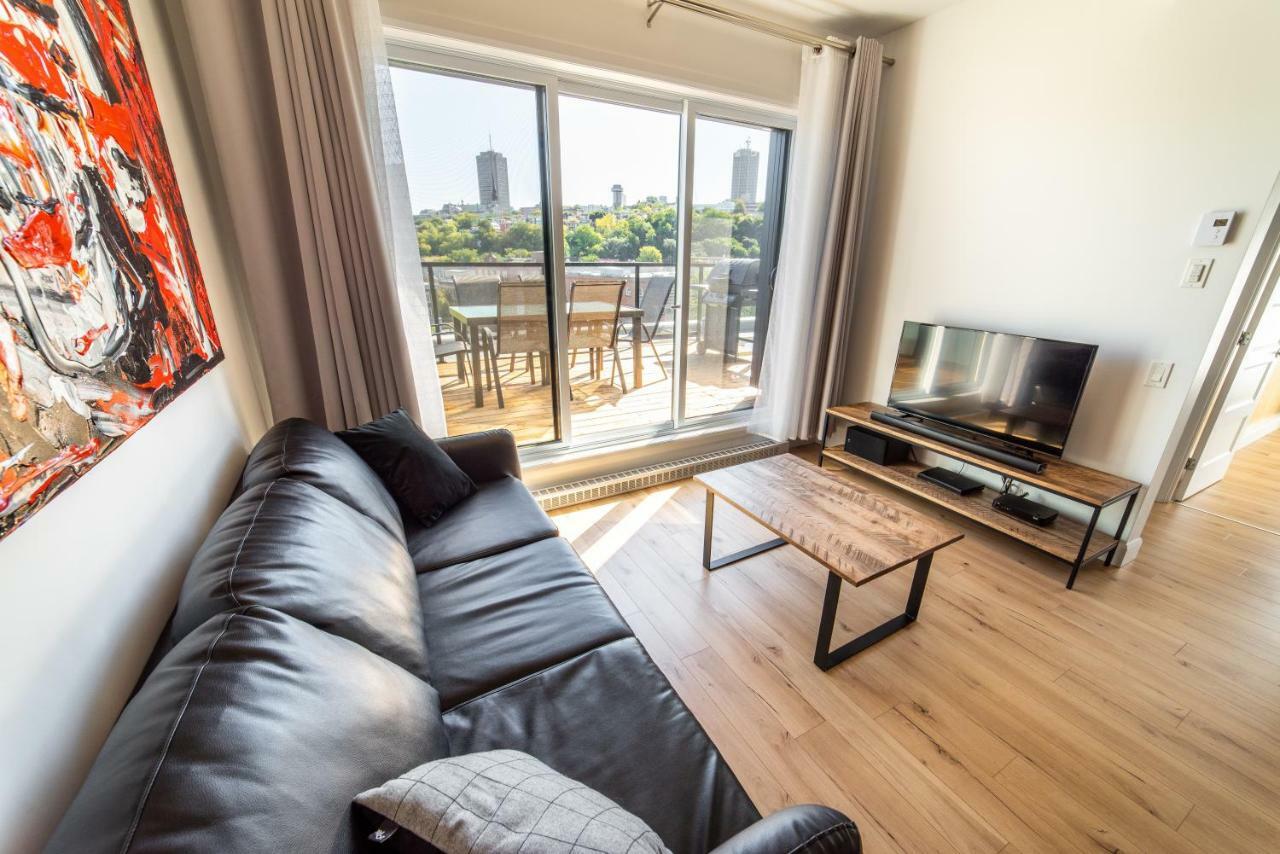 Aux Havres Urbains - Le Penthouse Du Kameleon Leilighet Québec Eksteriør bilde