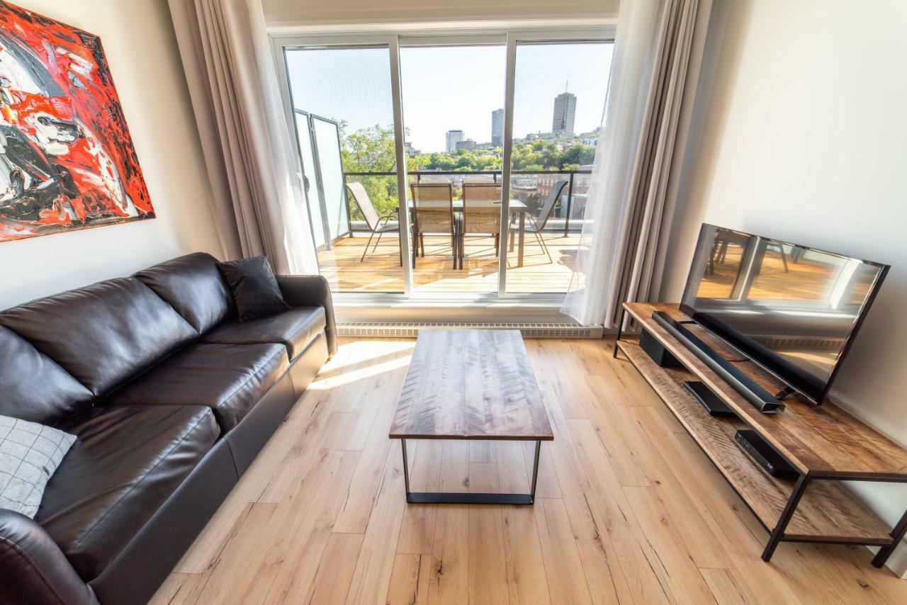 Aux Havres Urbains - Le Penthouse Du Kameleon Leilighet Québec Eksteriør bilde